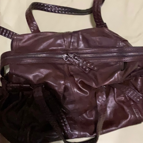 large Biasia Leather bag, made in Italy - Picture 8 of 8